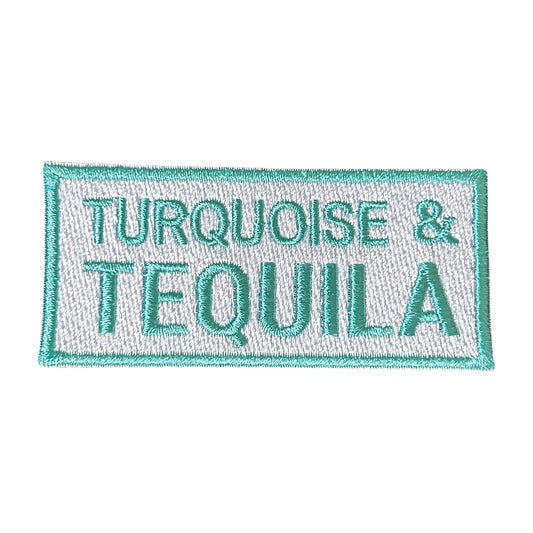 “Turquoise And Tequila” Iron On Patch - Wander Together Outfitters