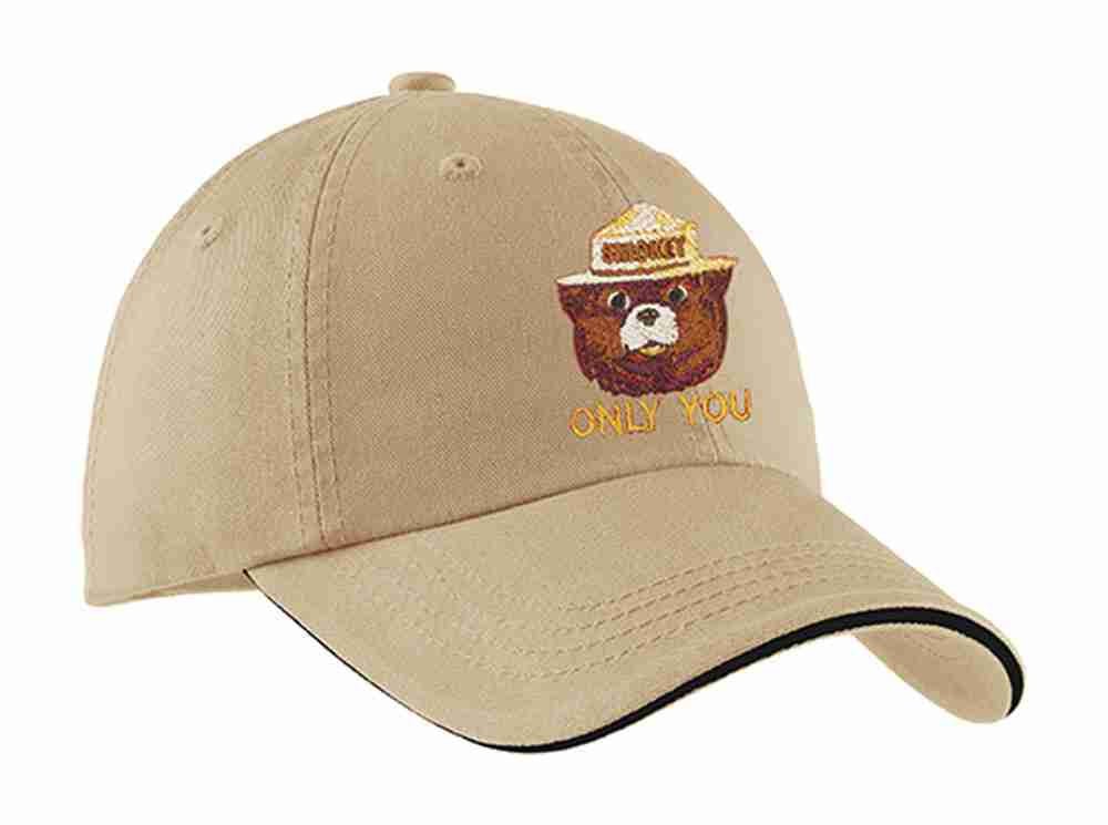 Twill Smokey Bear Embroidered Caps (SALE) - Wander Together Outfitters
