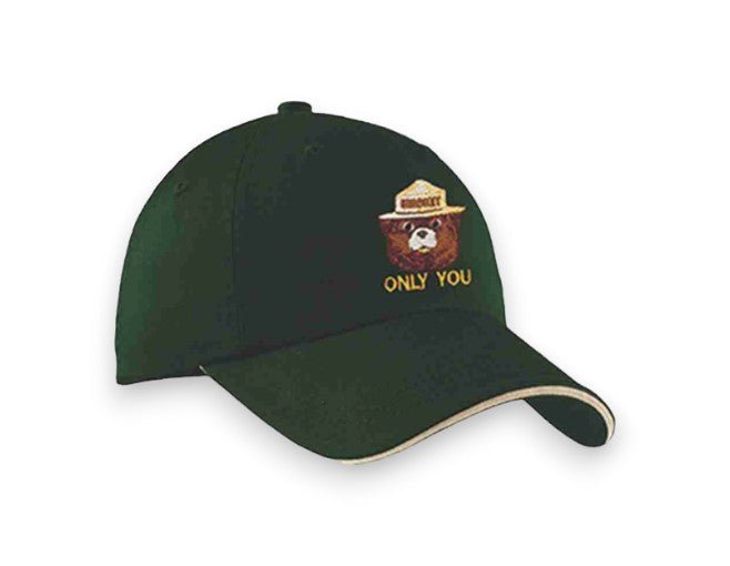Twill Smokey Bear Embroidered Caps (SALE) - Wander Together Outfitters