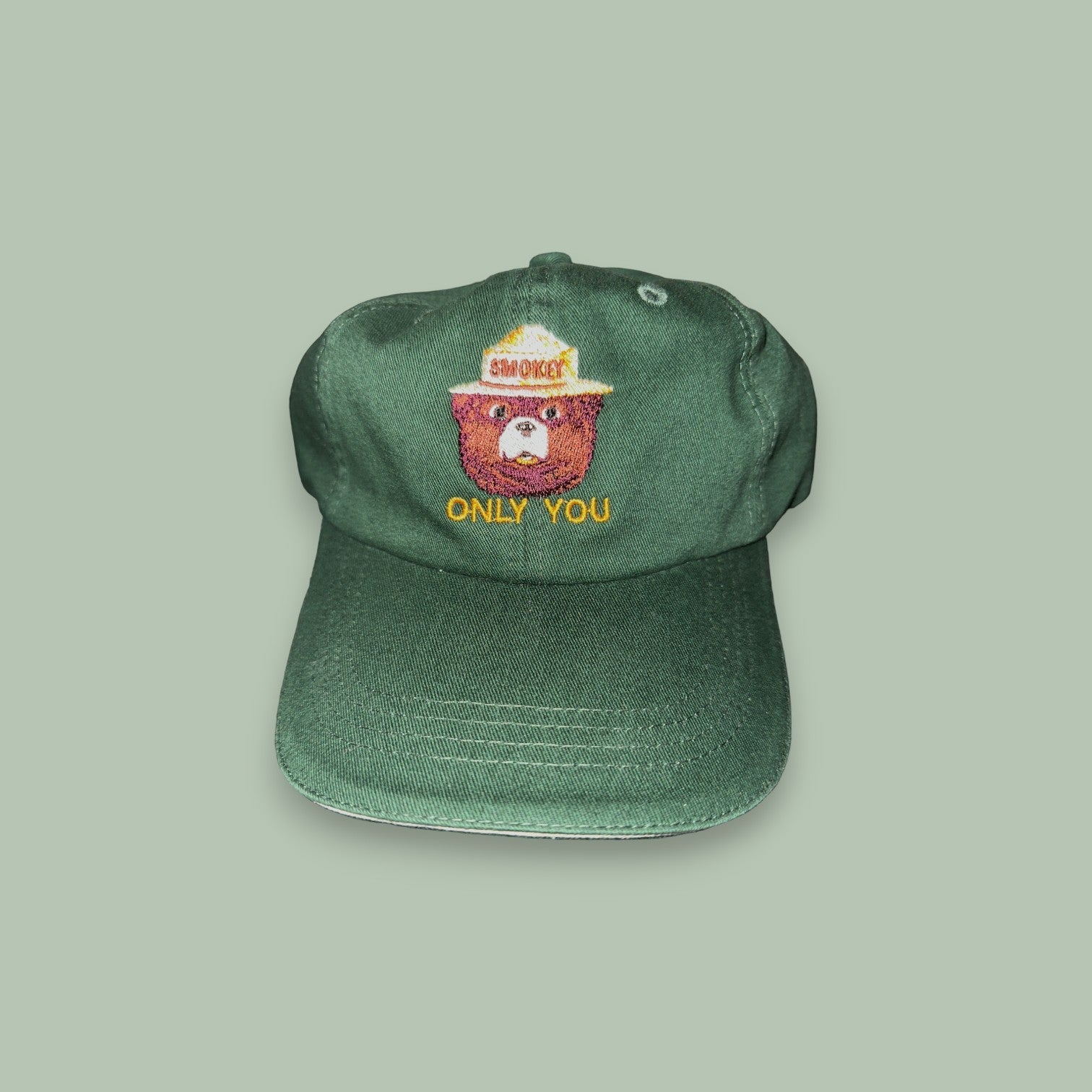 Twill Smokey Bear Embroidered Caps (SALE) - Wander Together Outfitters