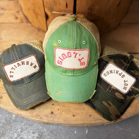 Upside Down Your Town or Team Custom Hat - Wander Together Outfitters