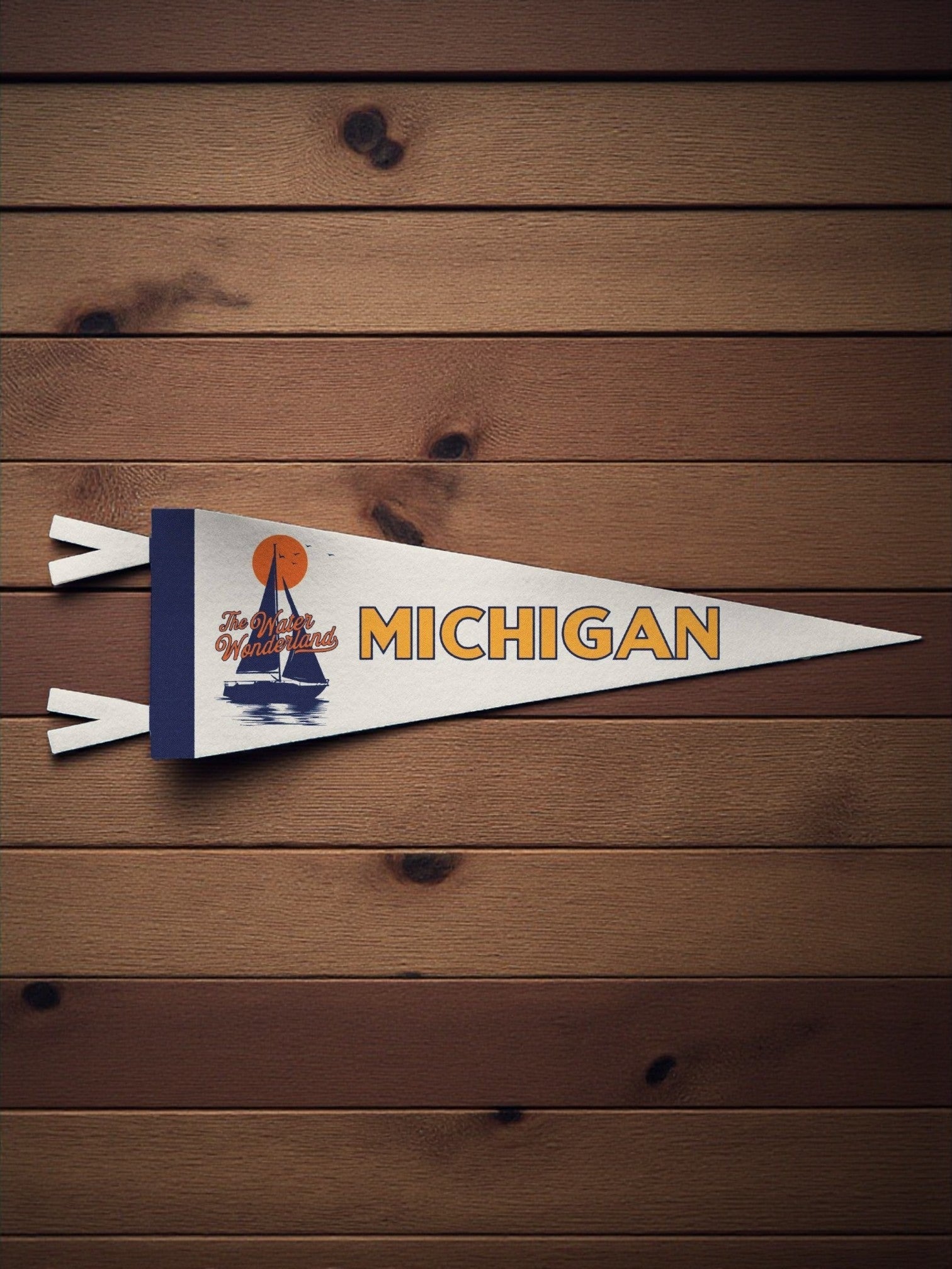 US States Felt Mini Pennant Collection  Michigan (Various) - Wander Together Outfitters