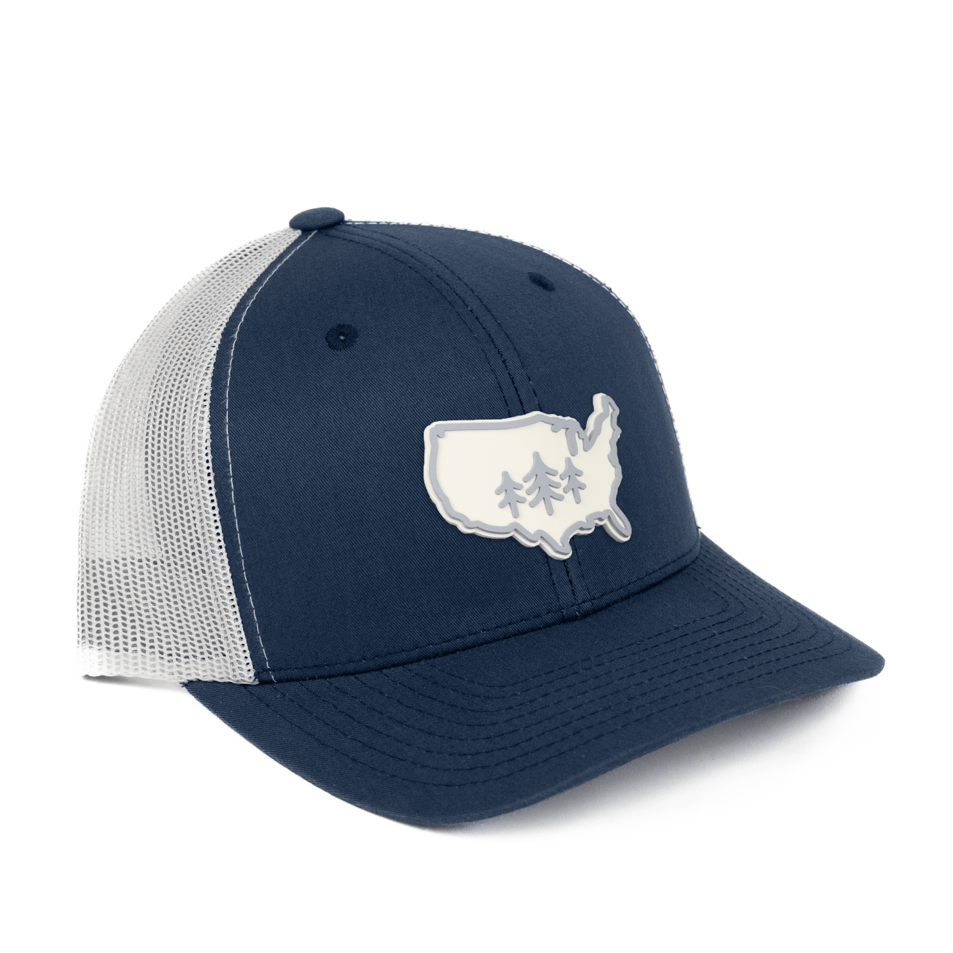 USA TriPine Trucker Hat - Wander Together Outfitters