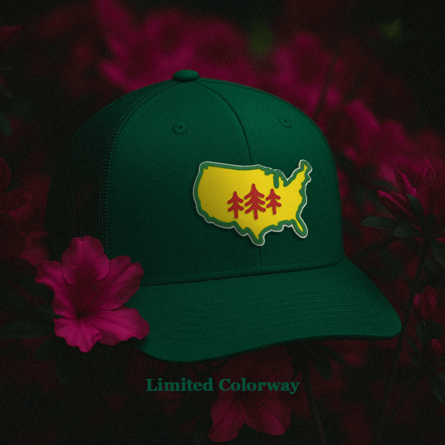 USA TriPine Trucker Hat - Wander Together Outfitters