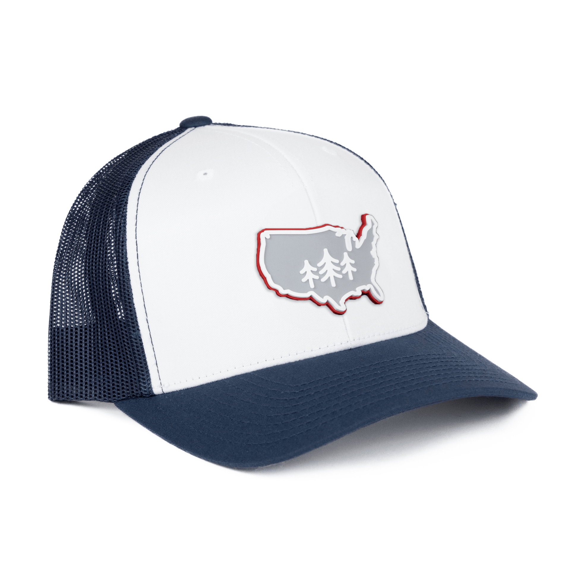 USA TriPine Trucker Hat - Wander Together Outfitters