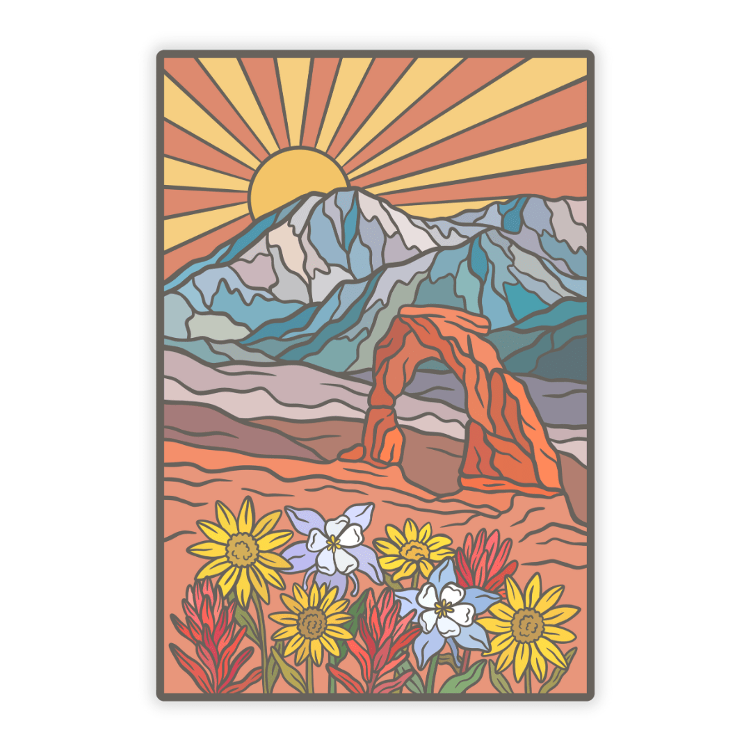 Utah Vinyl Sticker - Wander Together Outfitters