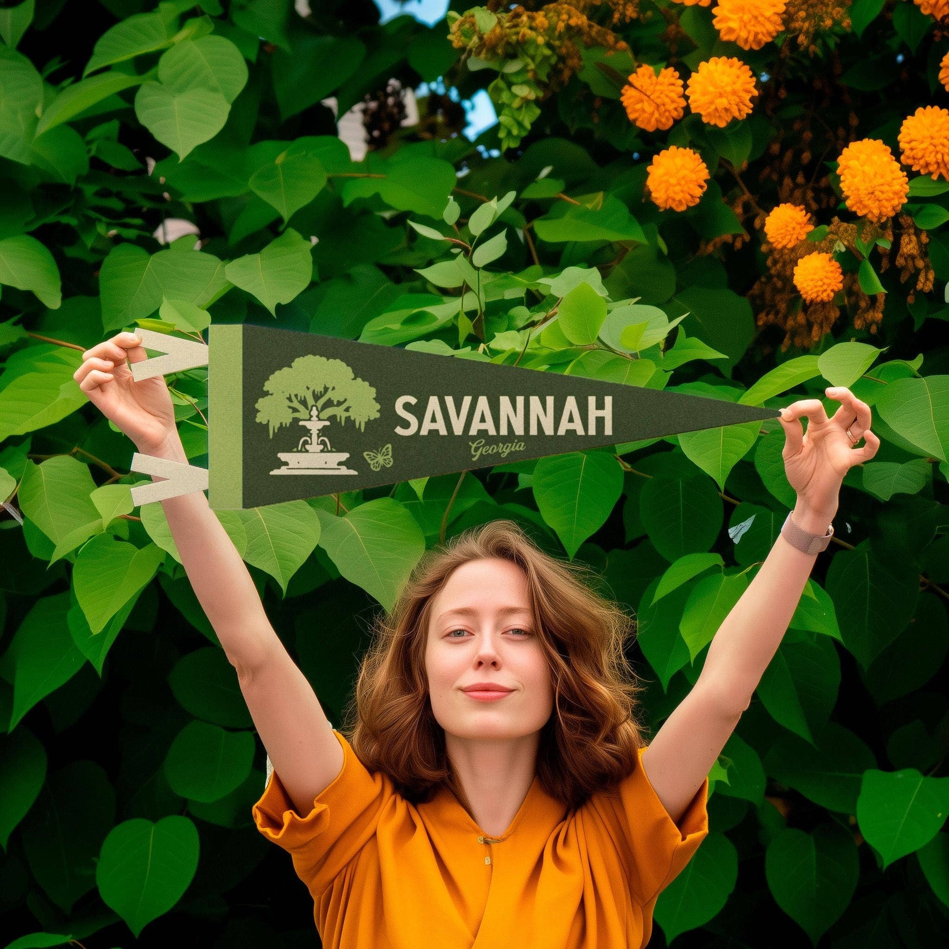 Various Cities - Choose Your Favorites! Felt Pennant (15 Cities to Choose From) - Wander Together Outfitters