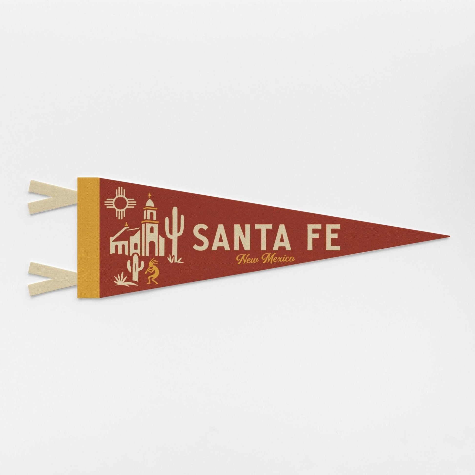 Various Cities - Choose Your Favorites! Felt Pennant (15 Cities to Choose From) - Wander Together Outfitters