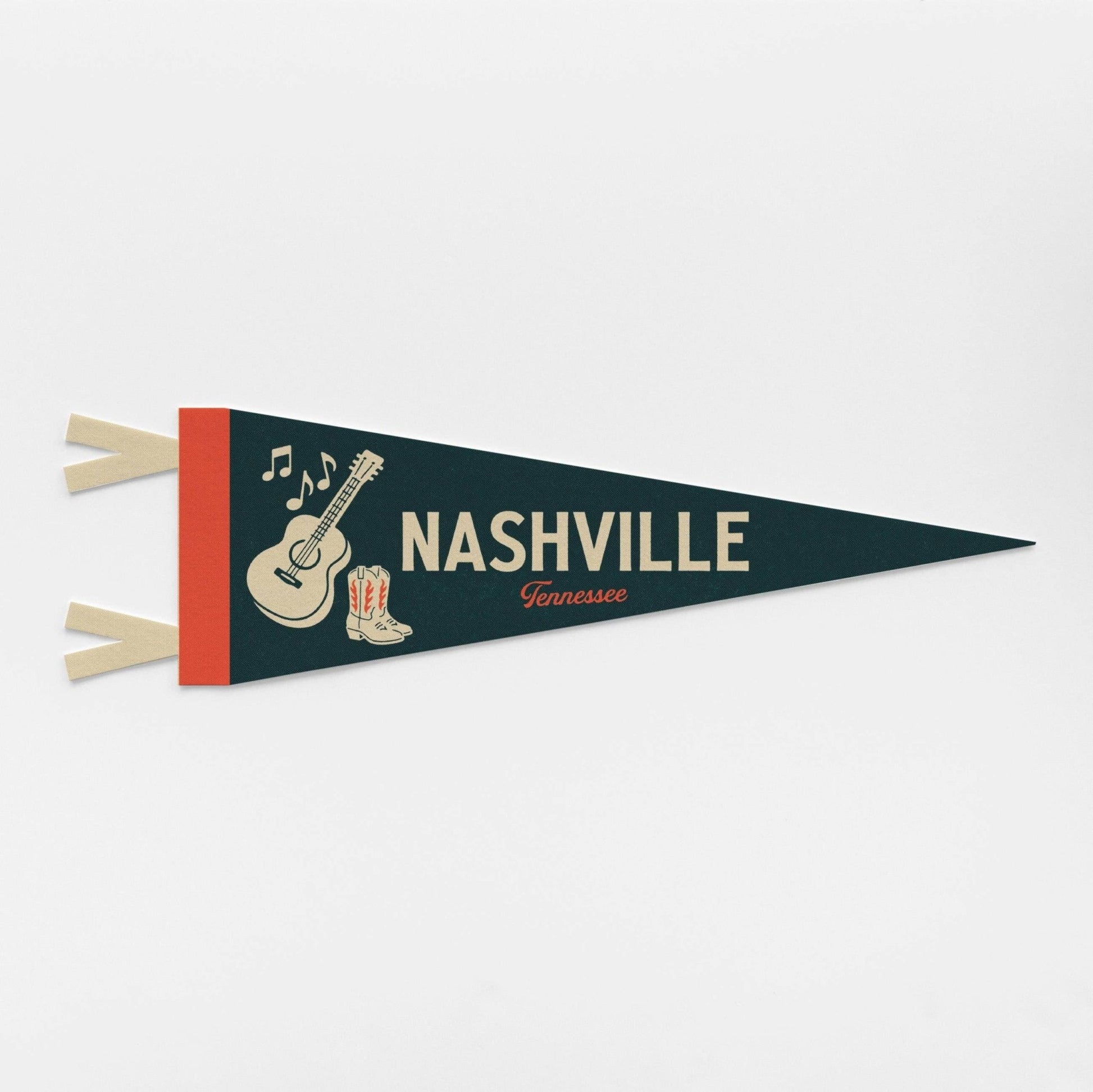 Various Cities - Choose Your Favorites! Felt Pennant (15 Cities to Choose From) - Wander Together Outfitters