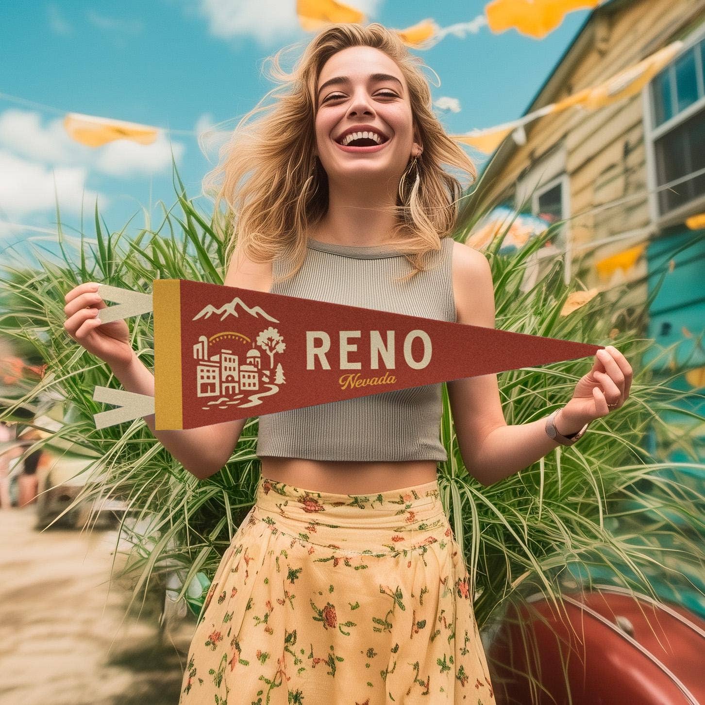 Various Cities - Choose Your Favorites! Felt Pennant - Wander Together Outfitters