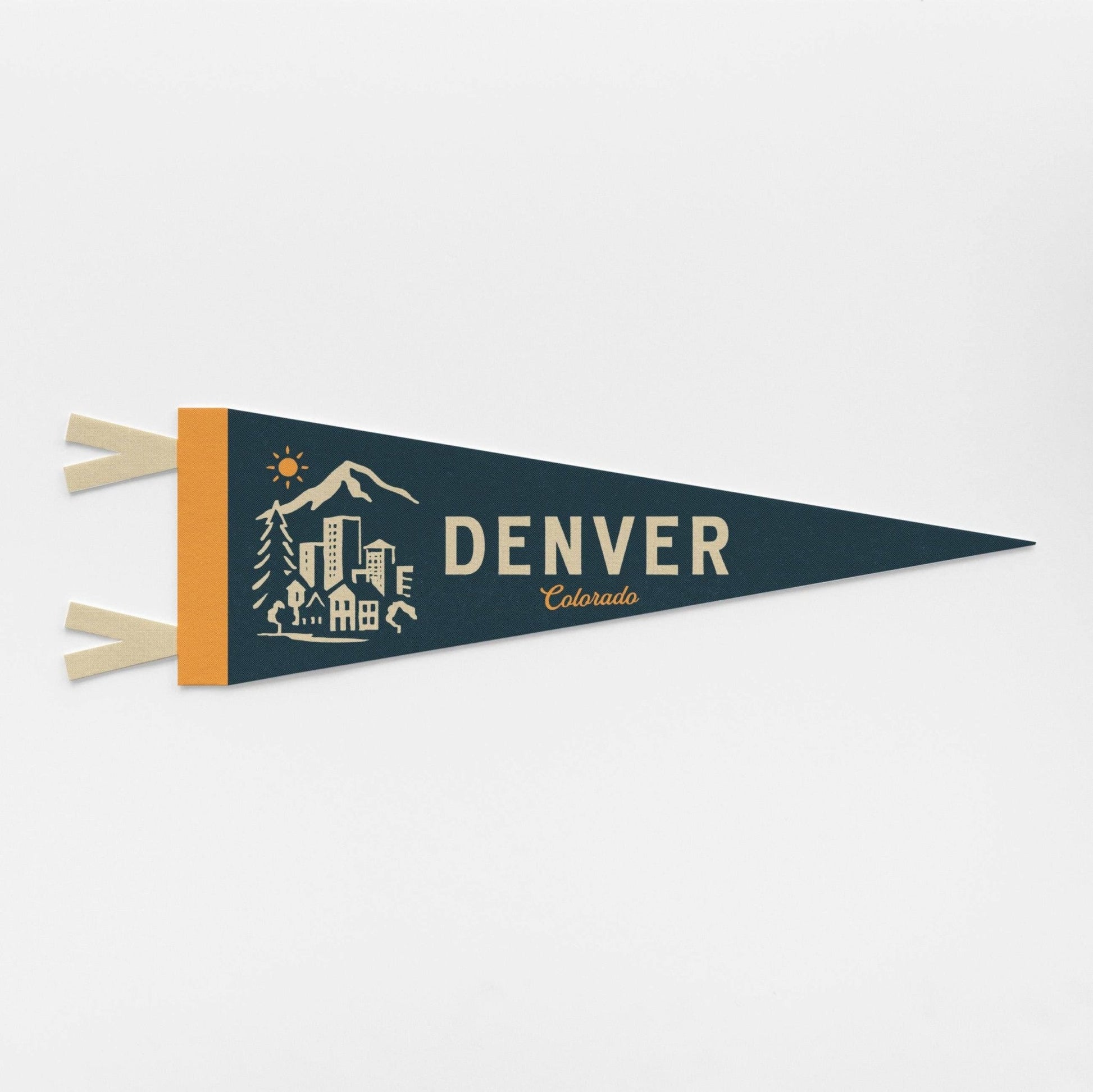 Various Cities - Choose Your Favorites! Felt Pennant - Wander Together Outfitters
