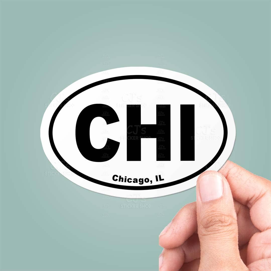 Various Cities & States: Oval Sticker Vinyl Decal - Wander Together Outfitters