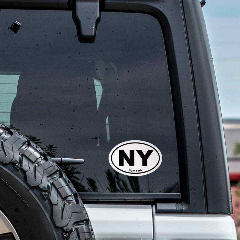 Various Cities & States: Oval Sticker Vinyl Decal - Wander Together Outfitters