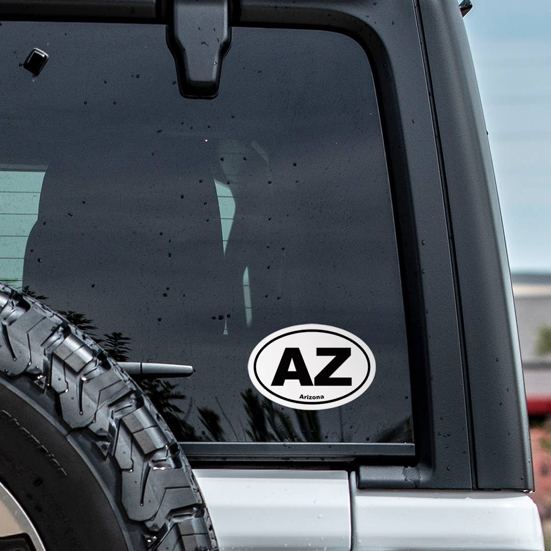 Various Cities & States: Oval Sticker Vinyl Decal - Wander Together Outfitters