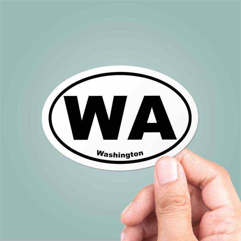 Various Cities & States: Oval Sticker Vinyl Decal - Wander Together Outfitters