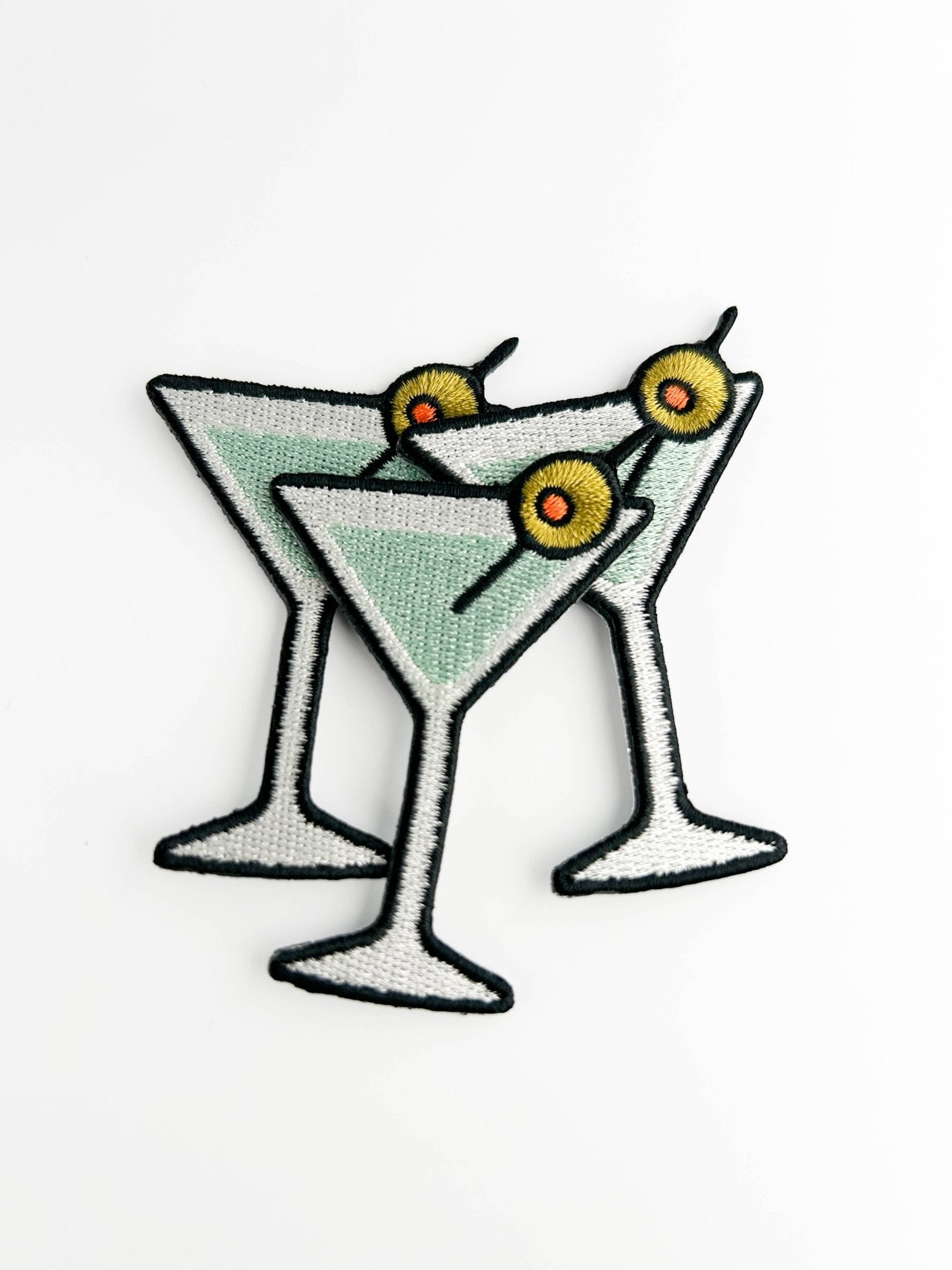 Various Cocktail Embroidered Iron On Patches - Wander Together Outfitters