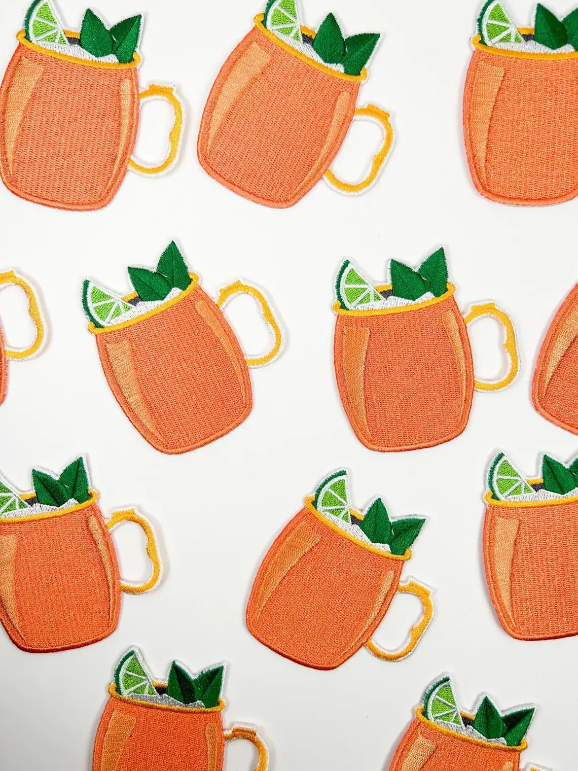 Various Cocktail Embroidered Iron On Patches - Wander Together Outfitters
