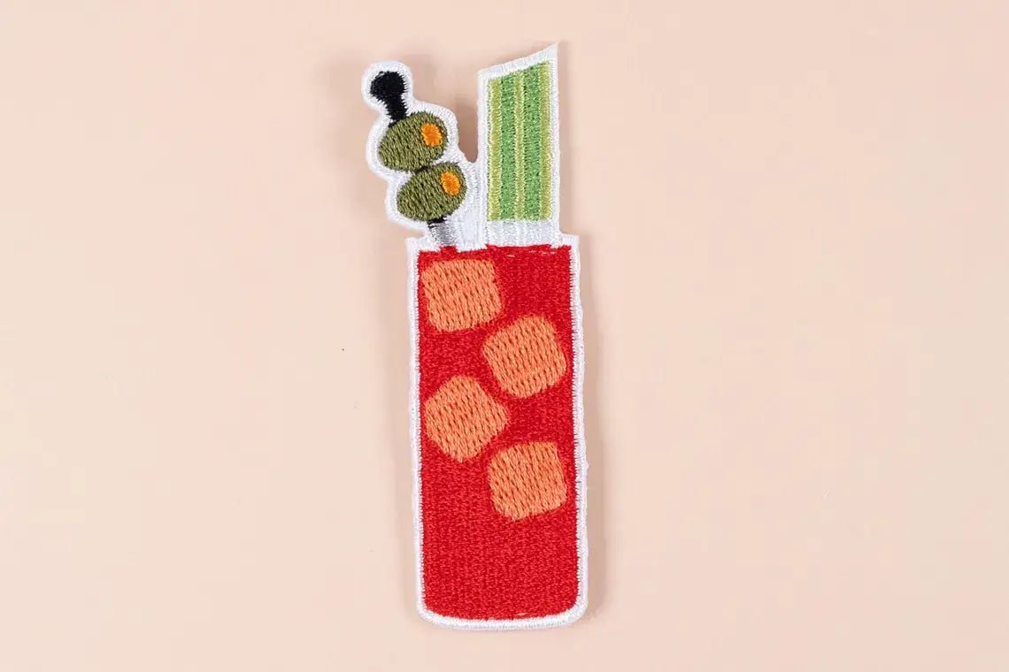 Various Cocktail Embroidered Iron On Patches - Wander Together Outfitters