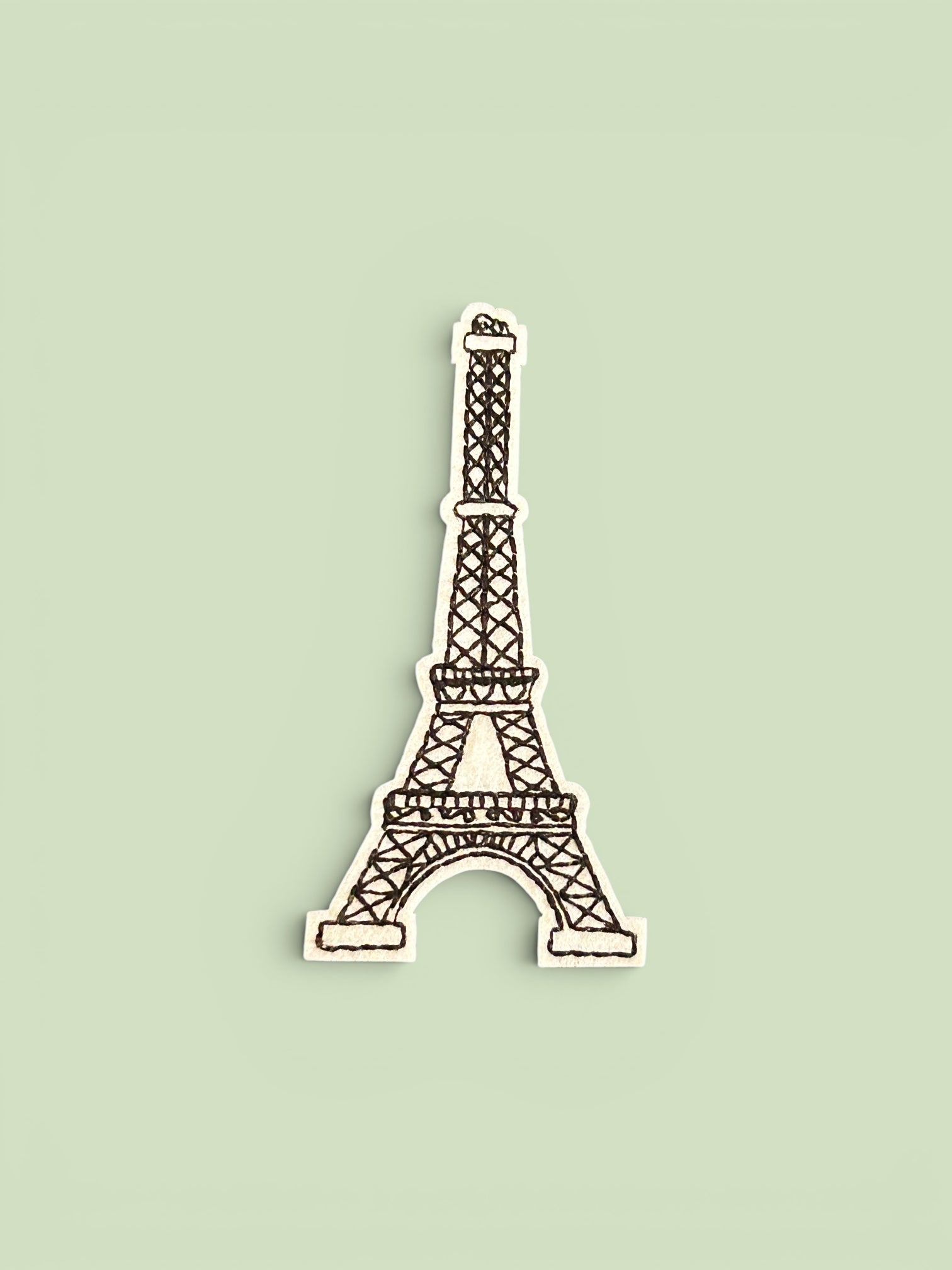 Various Eiffel Tower Iron On Patches - Wander Together Outfitters