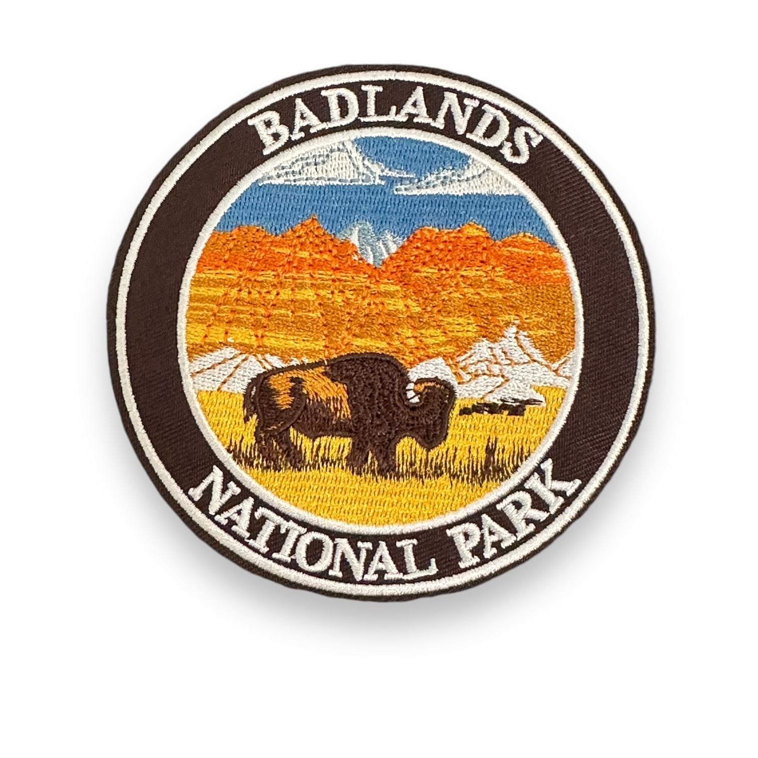 Various National Park Round Large Iron On Embroidered Patches (SALE) - Wander Together Outfitters