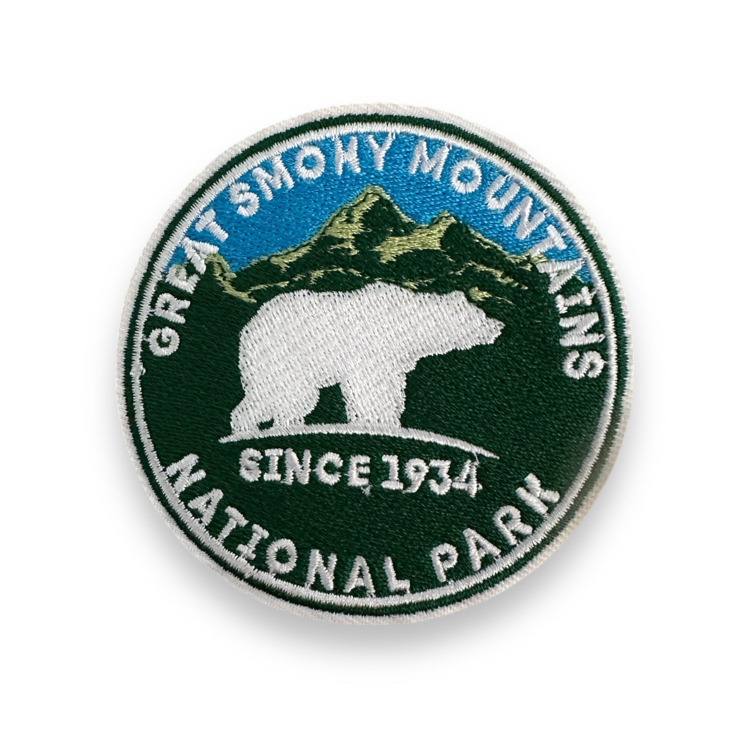 Various National Park Round Large Iron On Embroidered Patches (SALE) - Wander Together Outfitters
