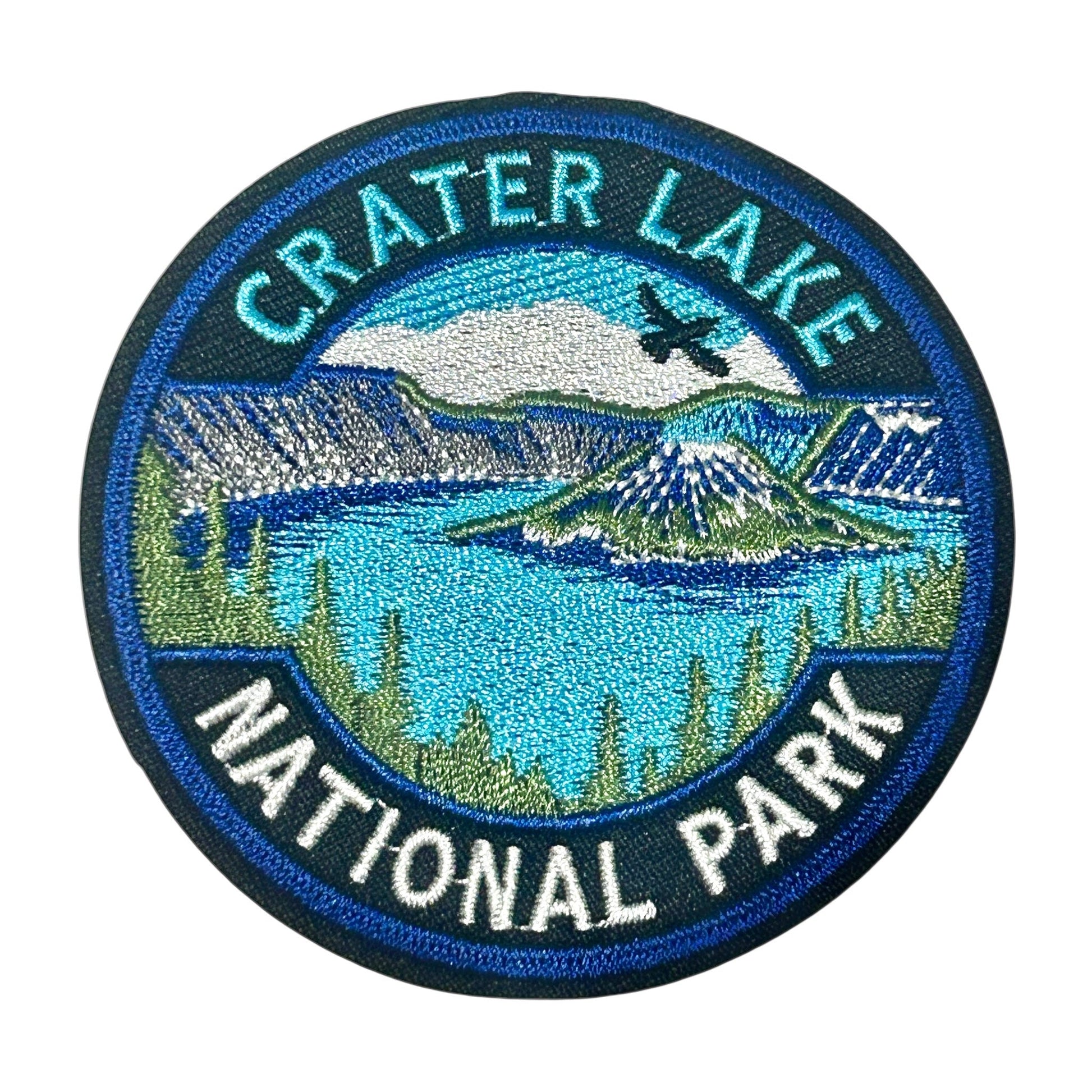 Various National Park Round Large Iron On Embroidered Patches (SALE) - Wander Together Outfitters