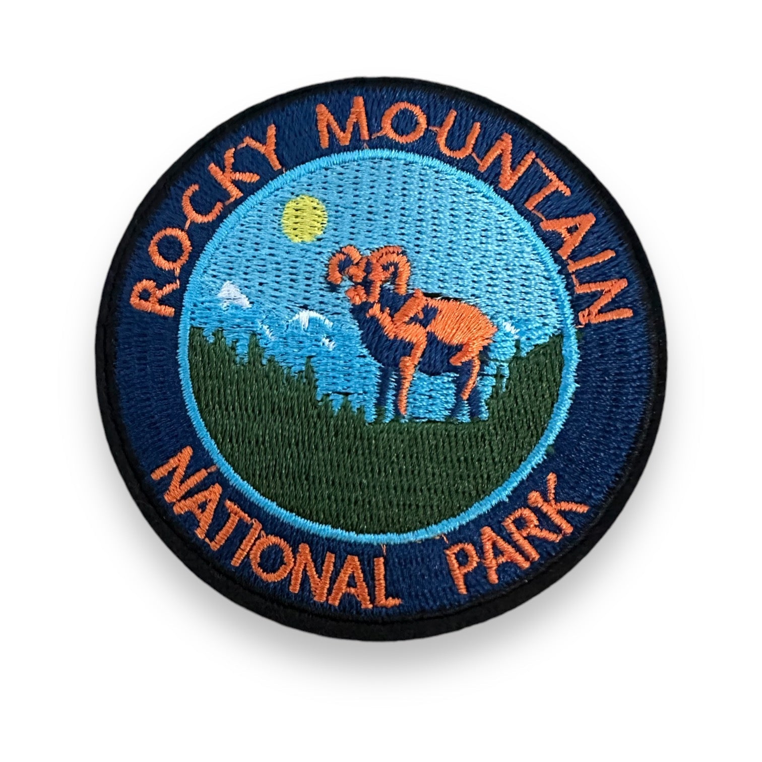 Various National Park Round Large Iron On Embroidered Patches (SALE) - Wander Together Outfitters