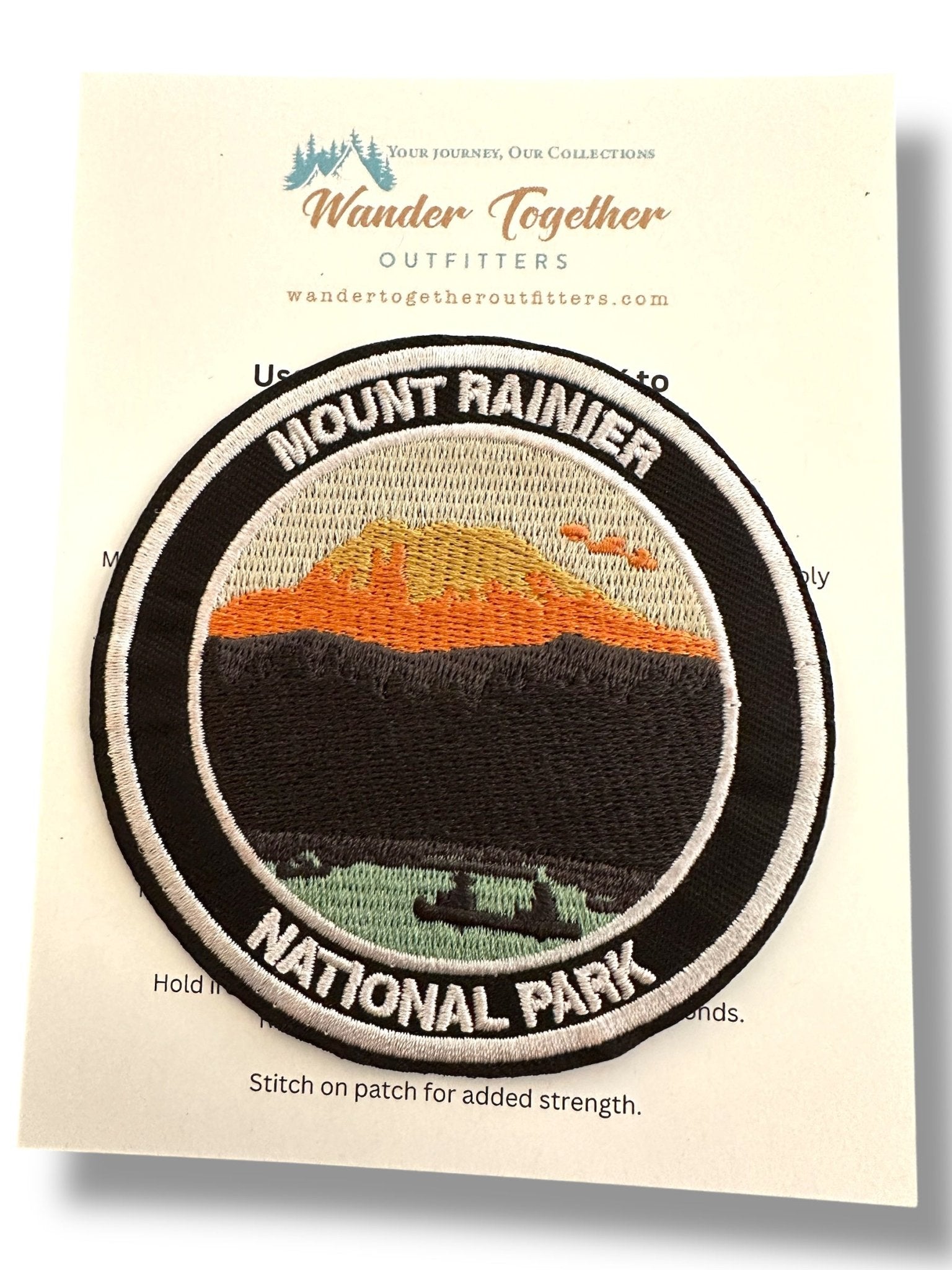 Various National Park Round Large Iron On Embroidered Patches (SALE) - Wander Together Outfitters