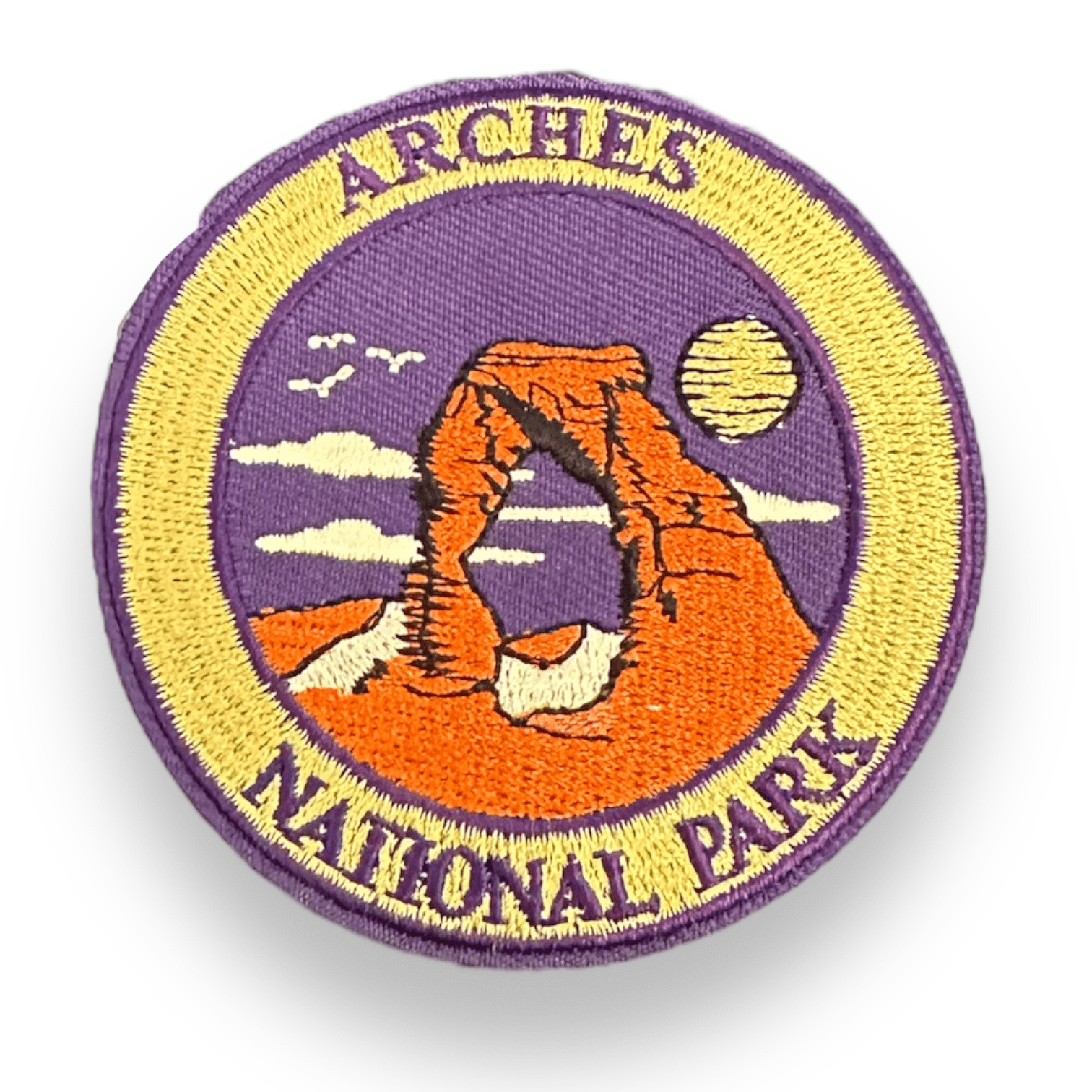 Various National Park Round Large Iron On Embroidered Patches (SALE) - Wander Together Outfitters