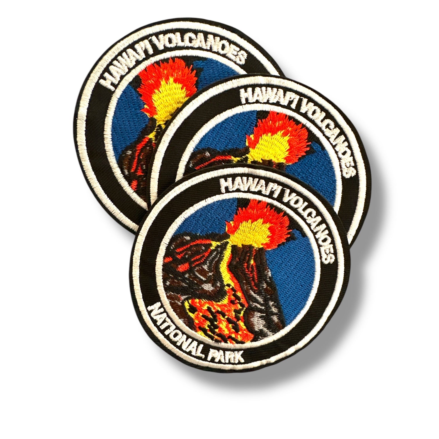Various National Park Round Large Iron On Embroidered Patches (SALE) - Wander Together Outfitters