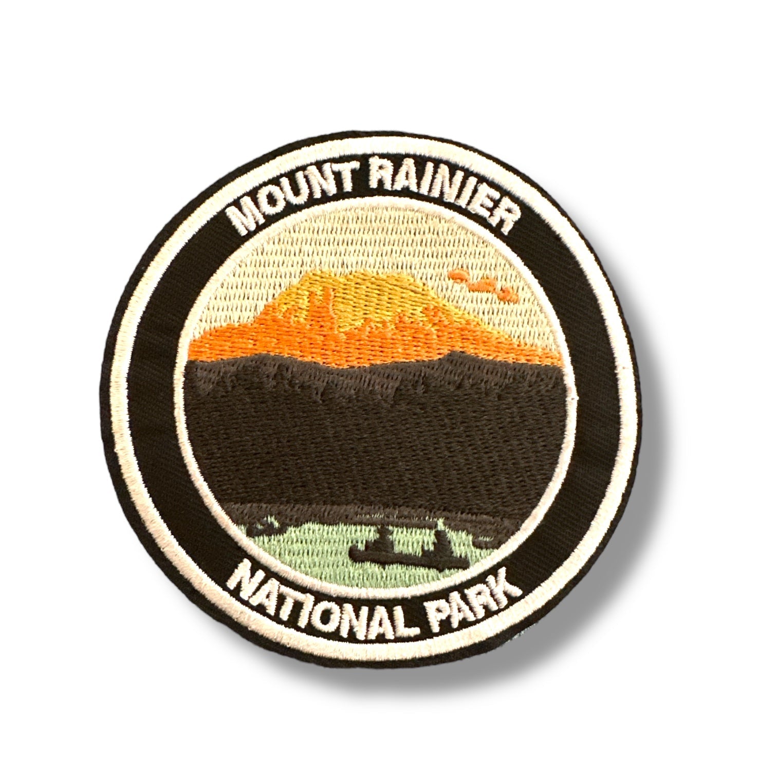 Various National Park Round Large Iron On Embroidered Patches (SALE) - Wander Together Outfitters