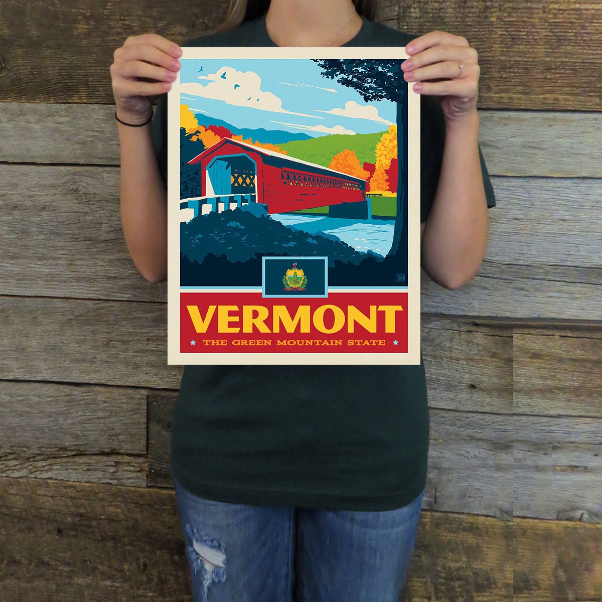 Vermont (State Pride) Art Print - Wander Together Outfitters