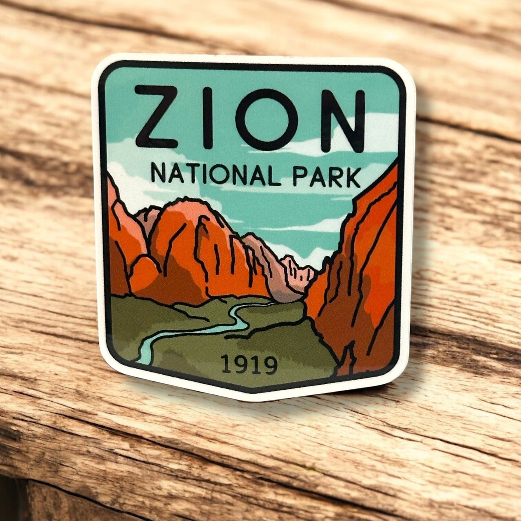 Vibrant National Park Vinyl Stickers Collection - Wander Together Outfitters