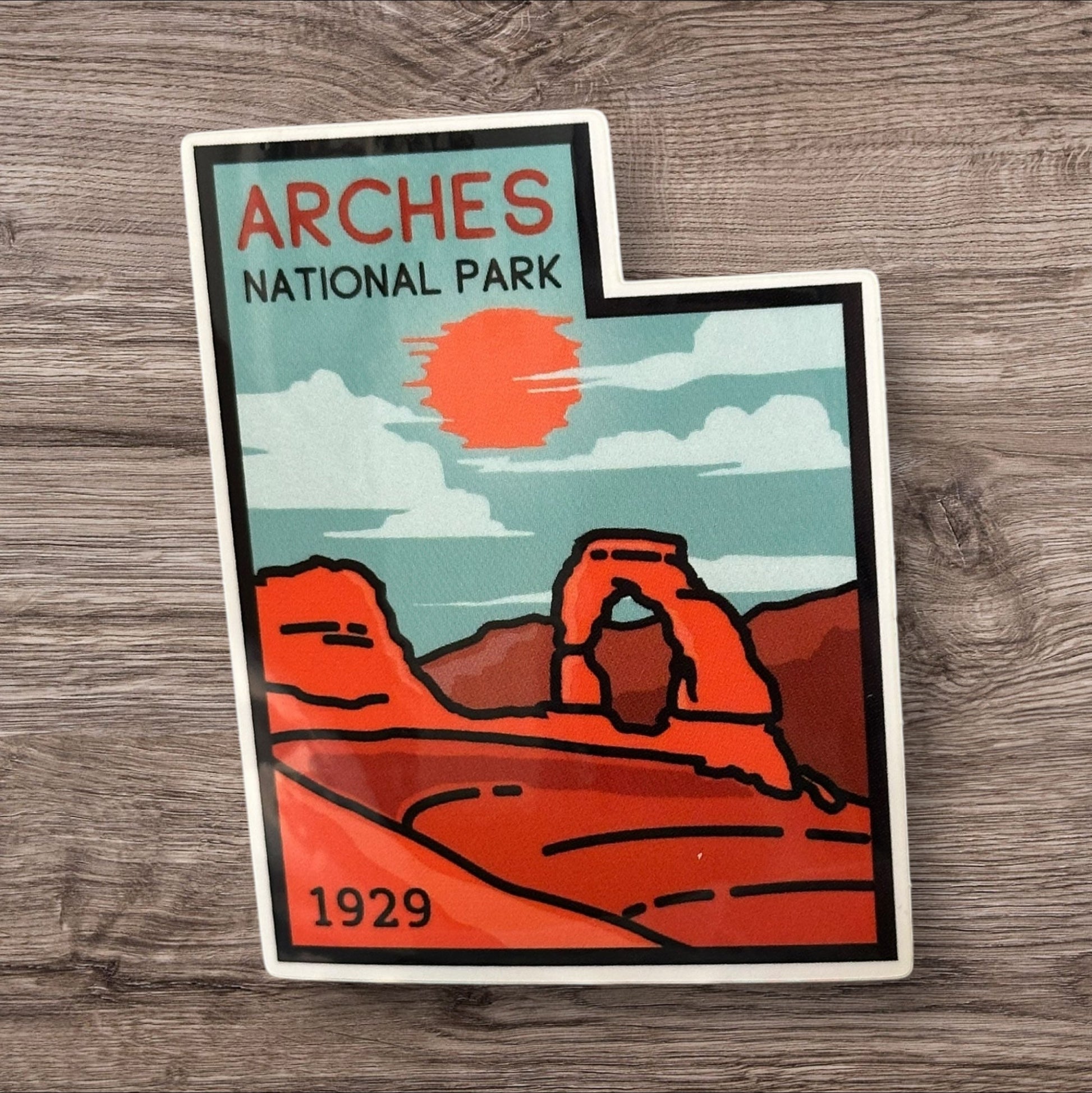 Vibrant National Park Vinyl Stickers Collection - Wander Together Outfitters