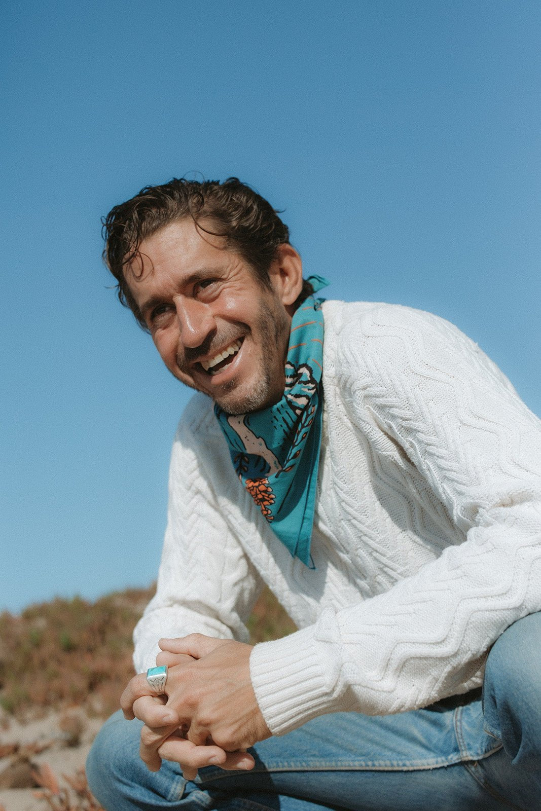 "Volcano And Sea" Bandana - Wander Together Outfitters