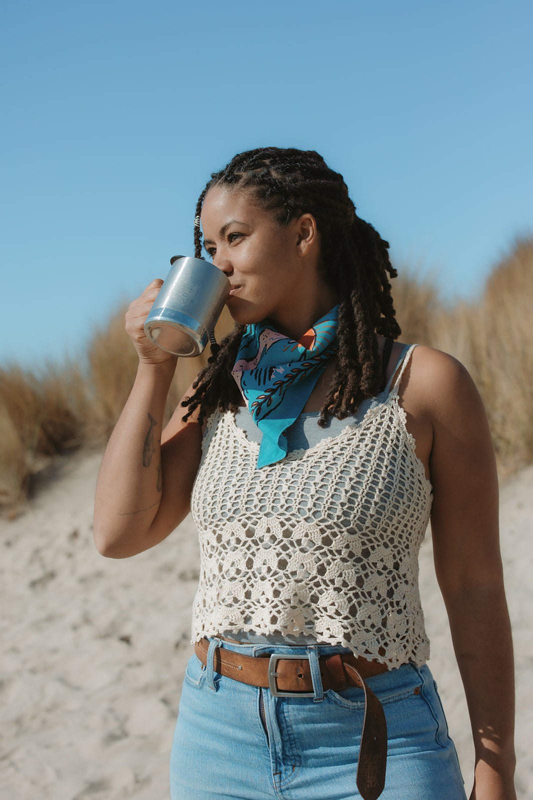 "Volcano And Sea" Bandana - Wander Together Outfitters