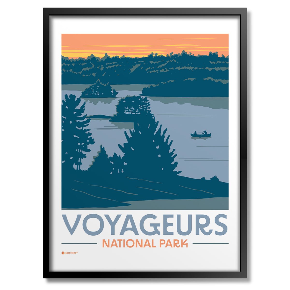 Voyageurs National Park Lake Kabetogama Print - Wander Together Outfitters