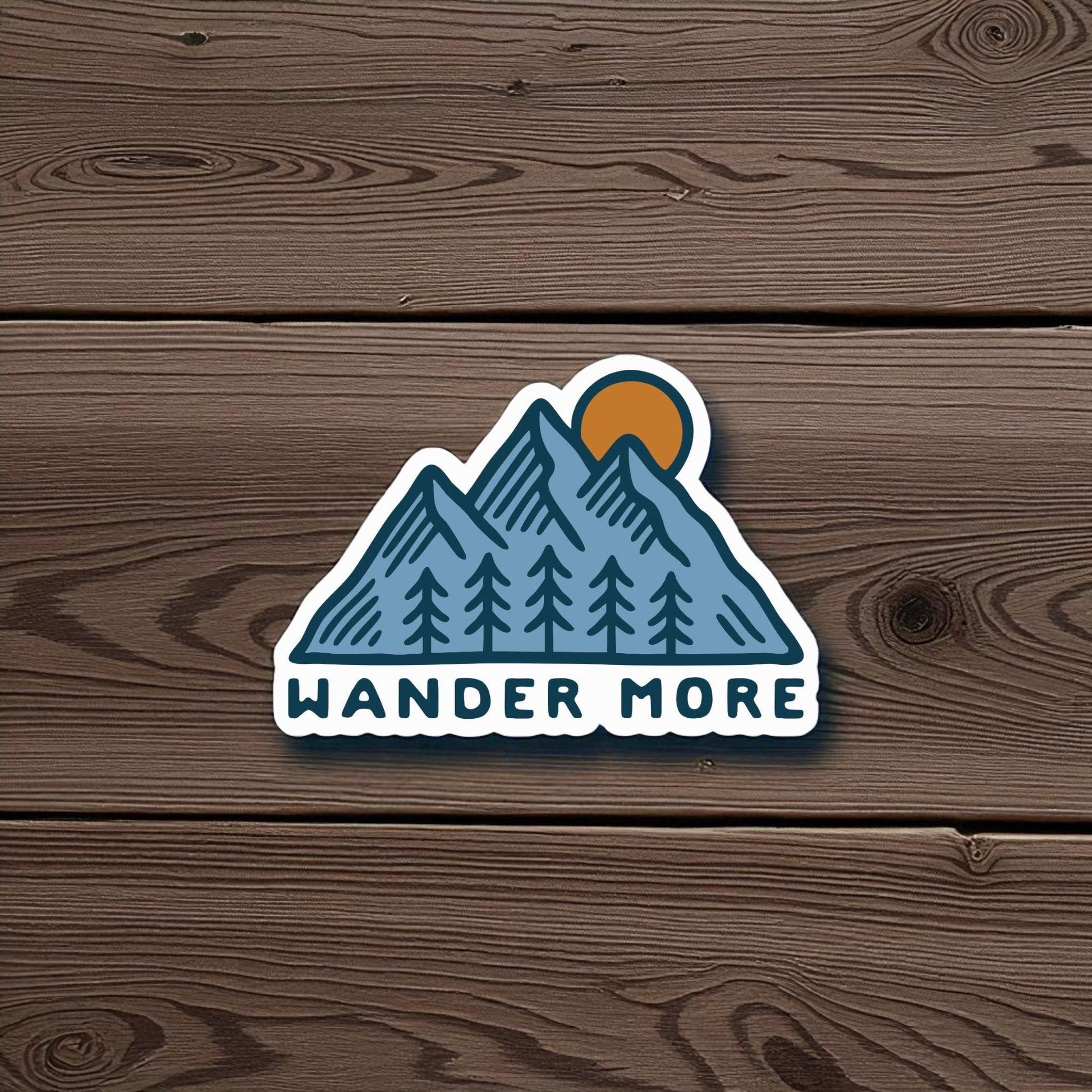 "Wander More" Vinyl Sticker - Wander Together Outfitters