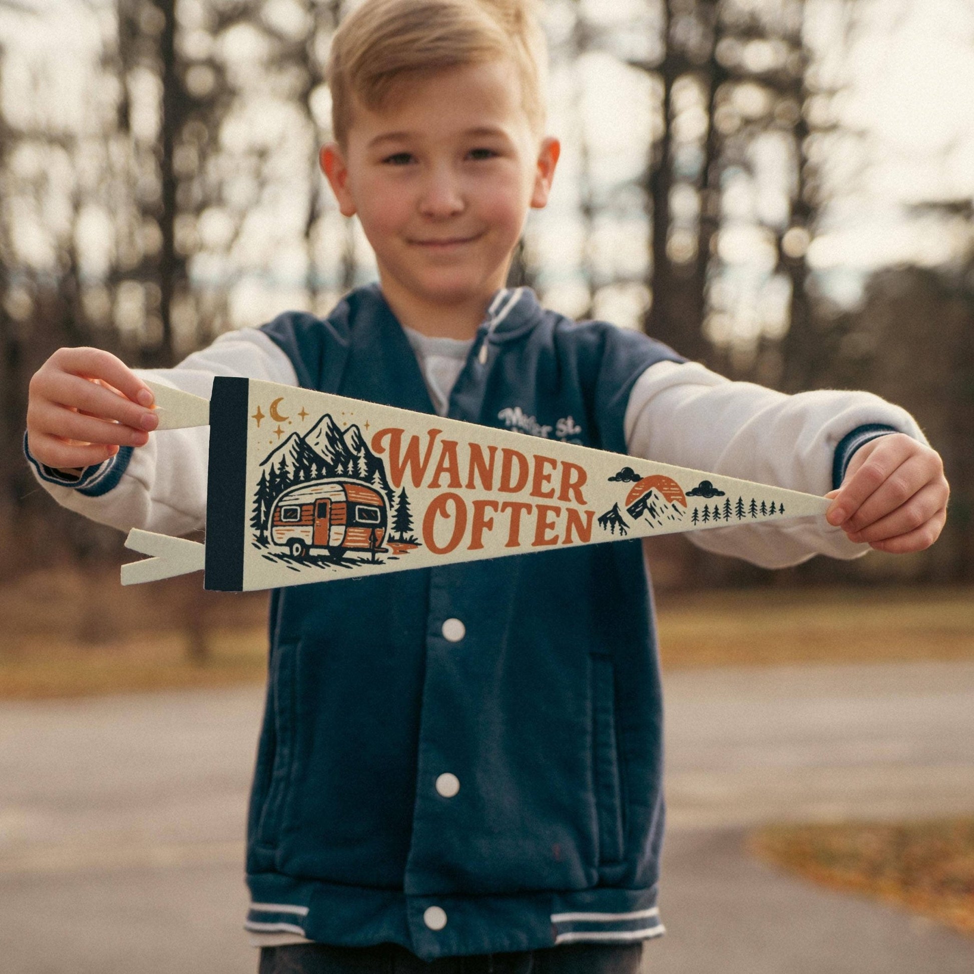 "Wander Often" Felt Mini Pennant - Wander Together Outfitters