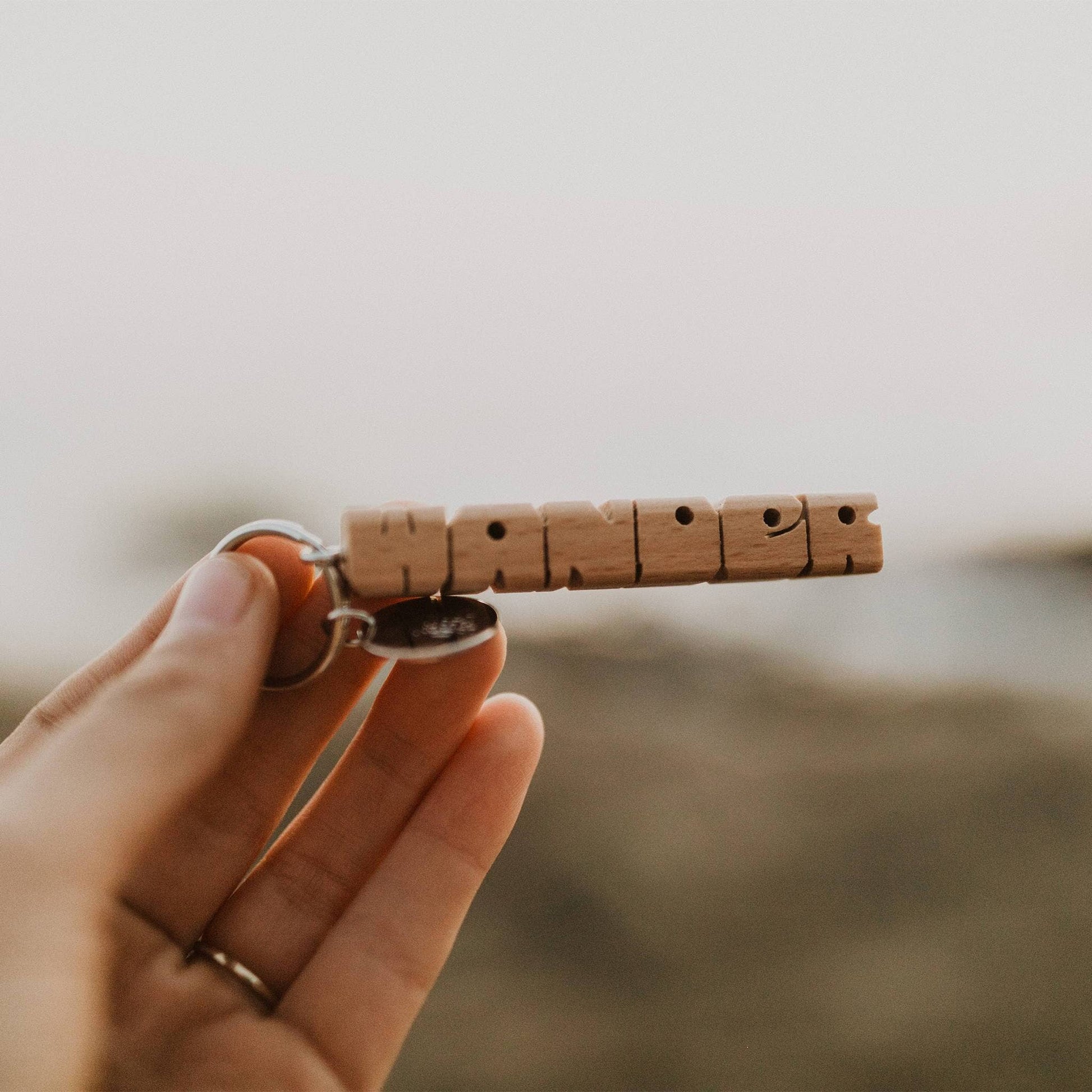 WANDER Wood Keychain (SALE) - Wander Together Outfitters