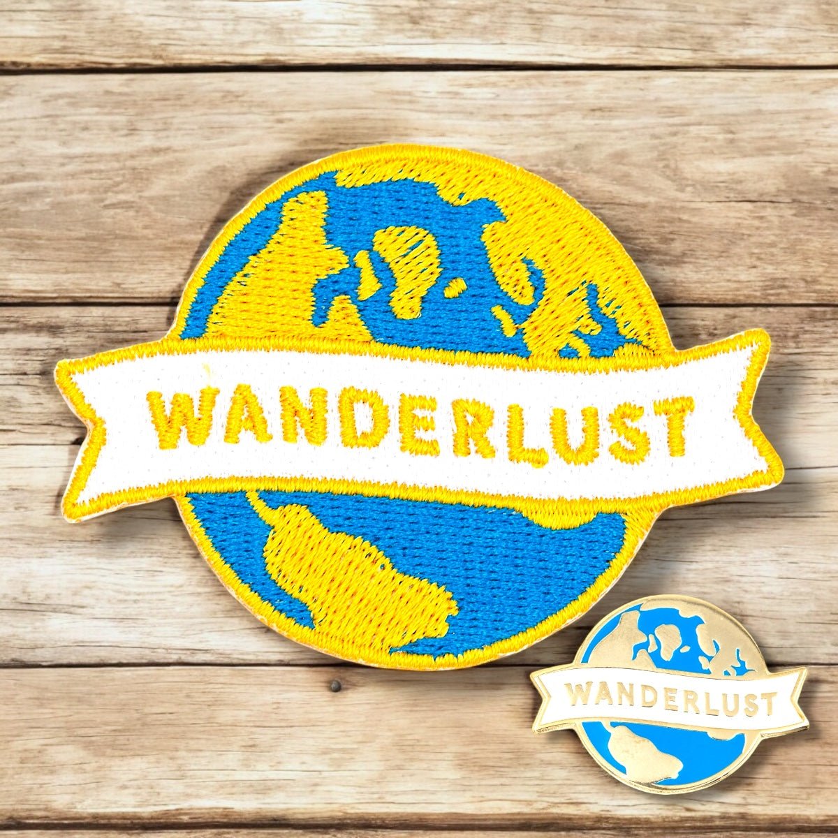 "Wanderlust" Embroidered Iron - On Patch - Wander Together Outfitters