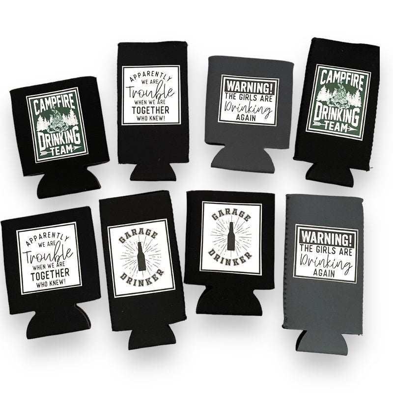 "Warning! The Girls Are Drinking Again" Koozies - Wander Together Outfitters
