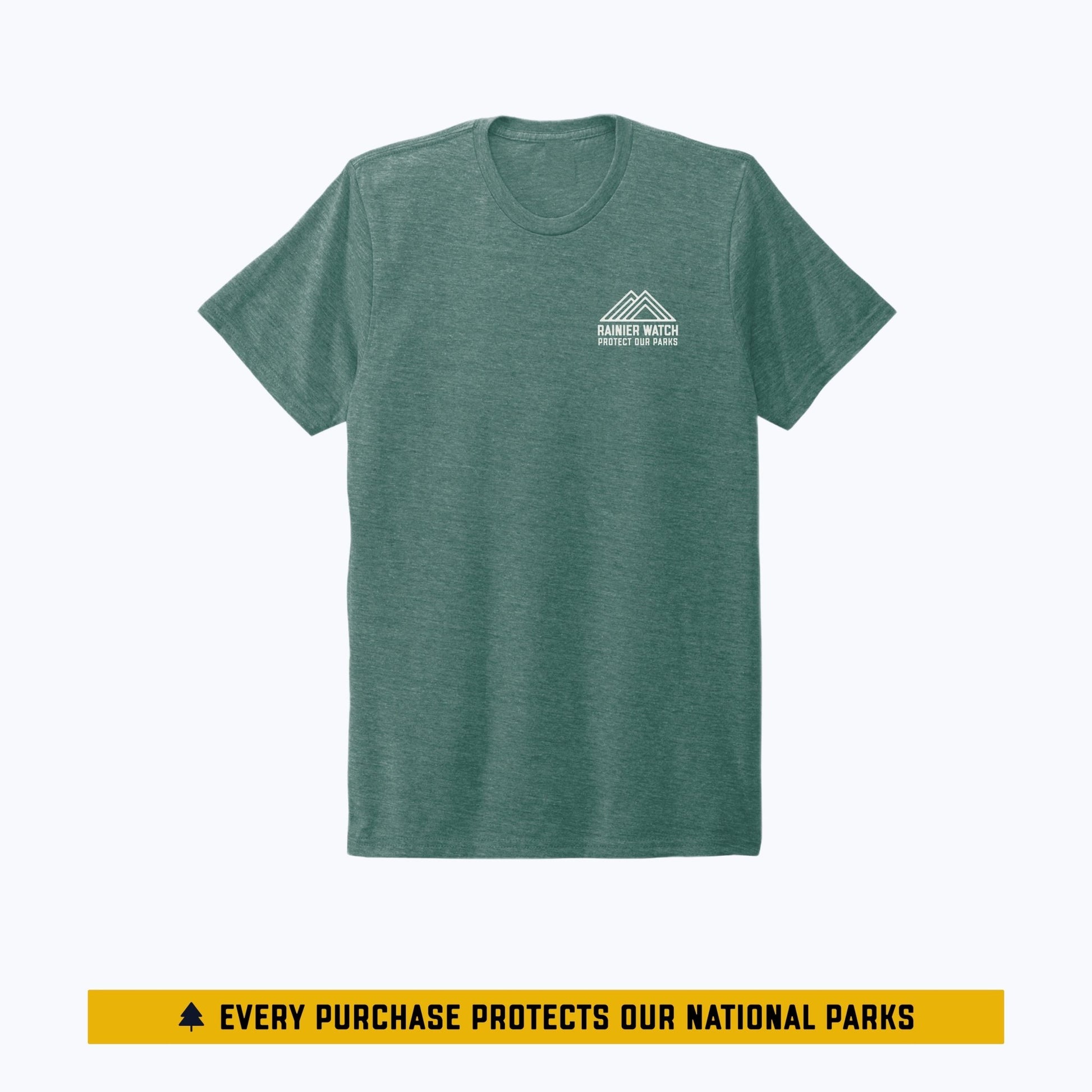 Washington National Parks Unisex Eco Tee - Sea Green - Wander Together Outfitters