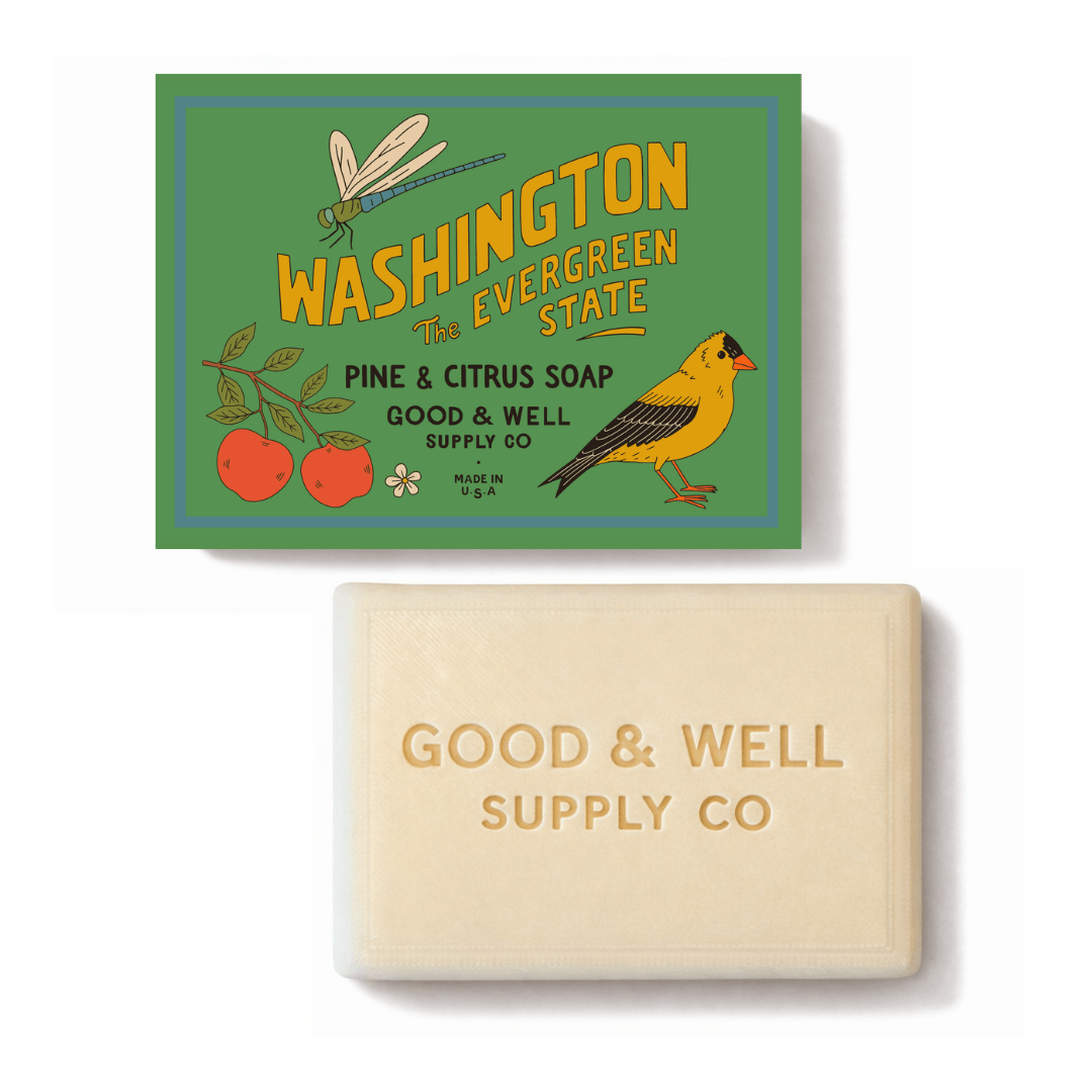 Washington State Bar Soap (Pine and Citrus) - Wander Together Outfitters