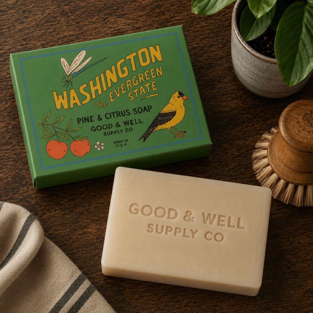 Washington State Bar Soap (Pine and Citrus) - Wander Together Outfitters