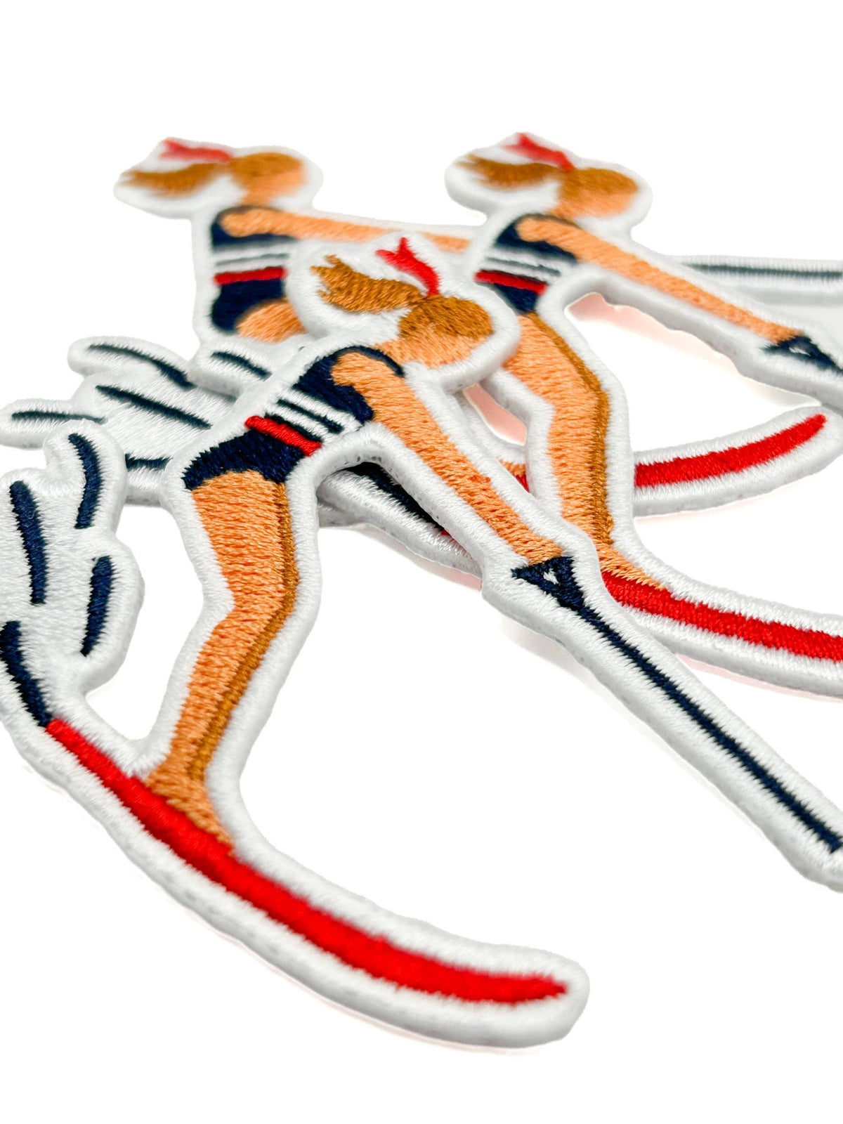 Water Skier Embroidered Iron On Patch - Wander Together Outfitters