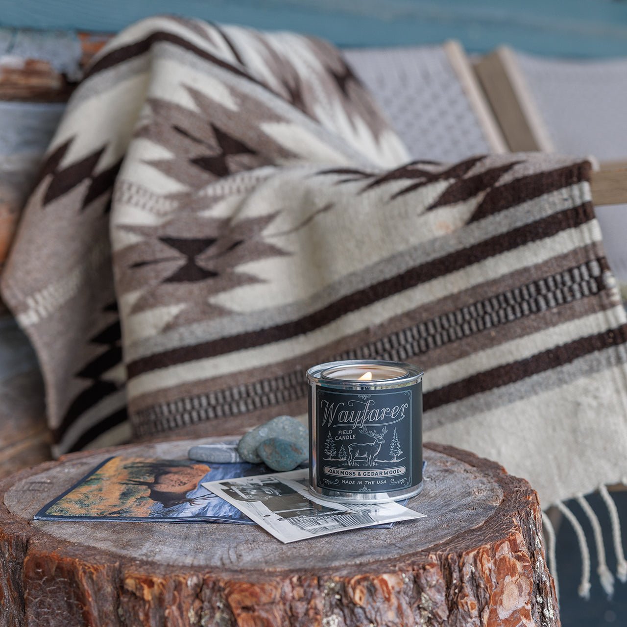 Wayfarer Field Candle (Oakmoss, Cedarwood) - Wander Together Outfitters