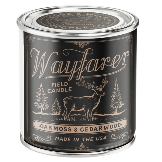 Wayfarer Field Candle (Oakmoss, Cedarwood) - Wander Together Outfitters