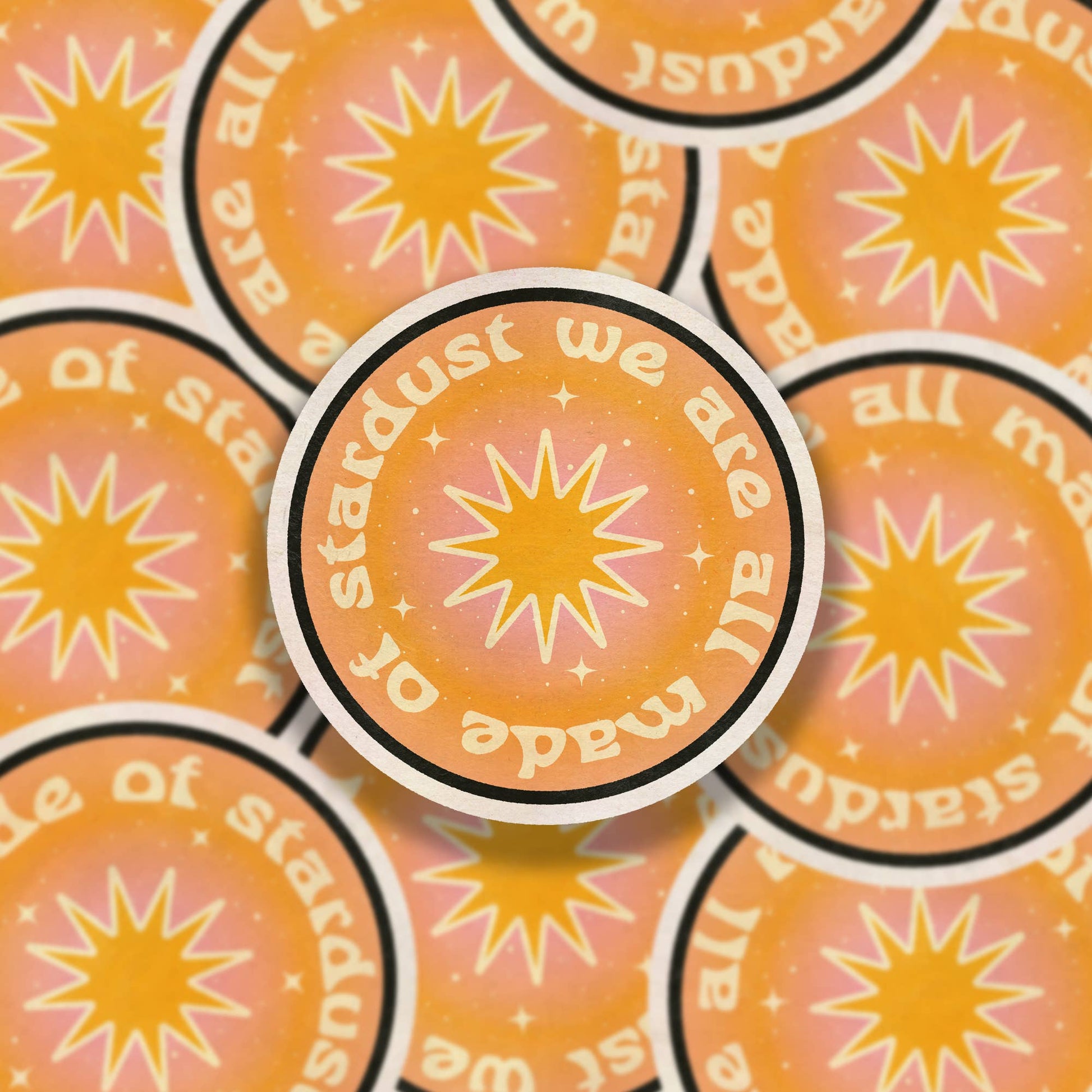 "We Are All Made Of Stardust" Vinyl Sticker - Wander Together Outfitters