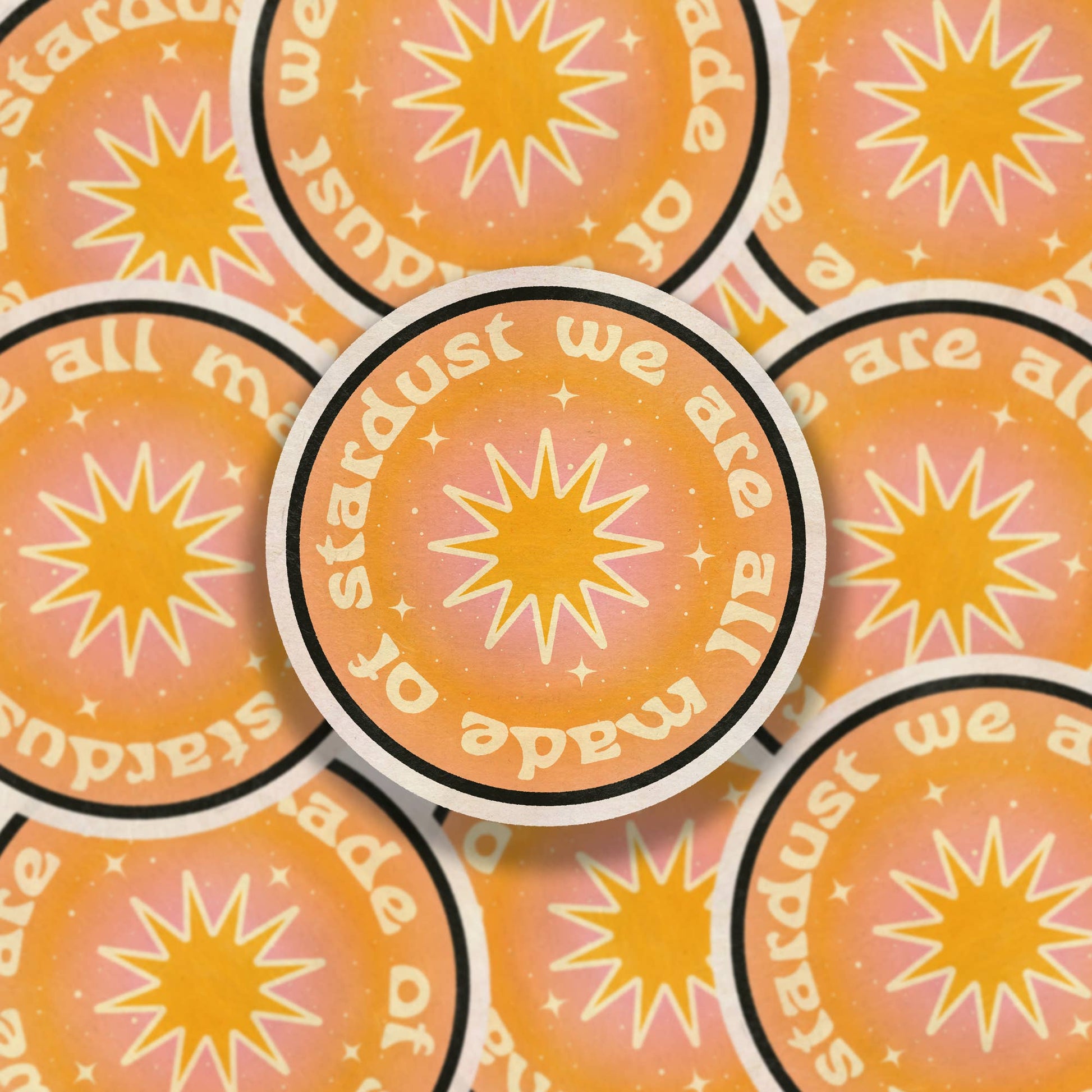 "We Are All Made Of Stardust" Vinyl Sticker - Wander Together Outfitters